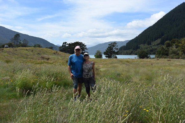 Catherine et Philippe en Nouvelle-Zélande