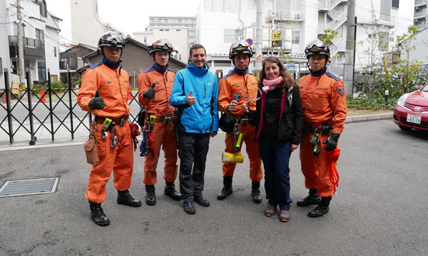Le tour du monde des casernes de pompiers d'Anne et Yoni : au Japon